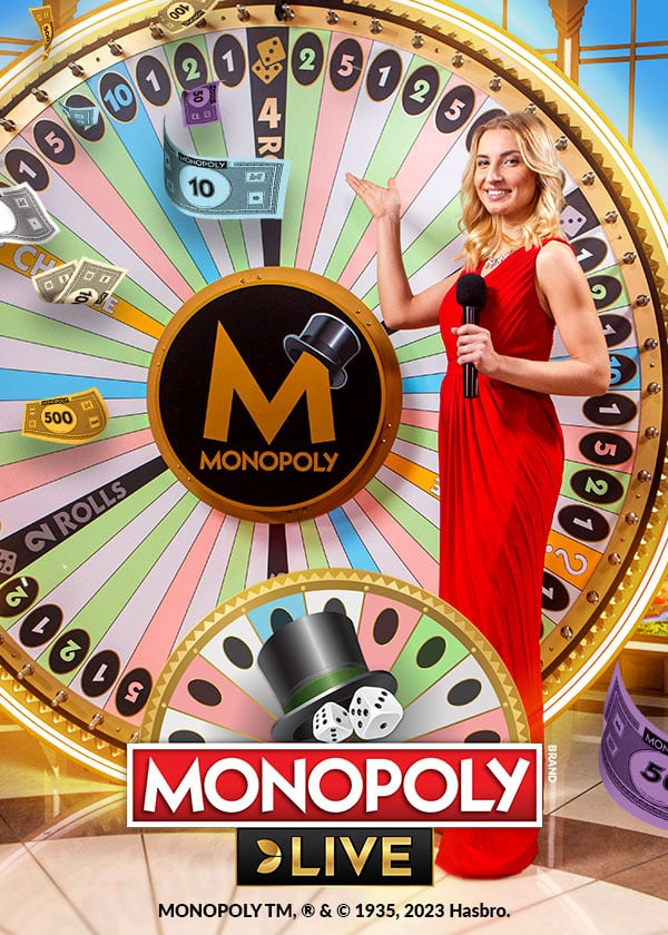 Monopoly Live peli Novibet Kasino valikoimassa